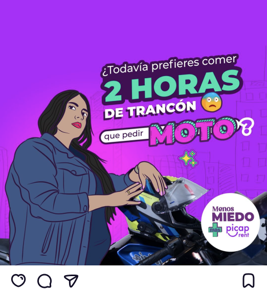Publicación de Picap en Instagram