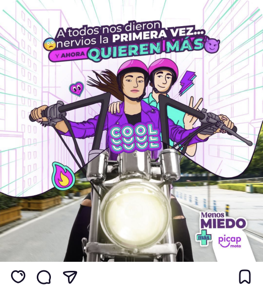Publicación de Picap en Instagram
