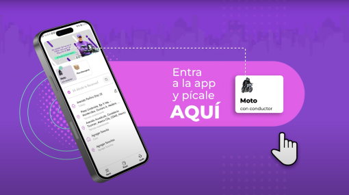 Cómo solicitar un servicio con Picap Moto
