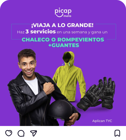 Publicación de Picap en Instagram